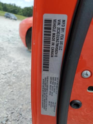 2C3CDZAG7MH582413 Dodge Challenger Sxt