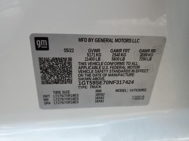1GT59SE70NF317424 GMC Sierra K3500