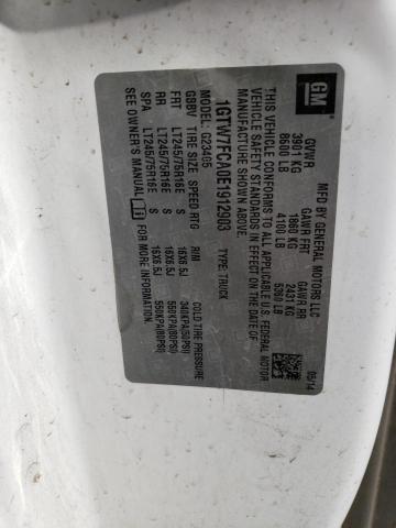 1GTW7FCA0E1912903 GMC Savana G2500