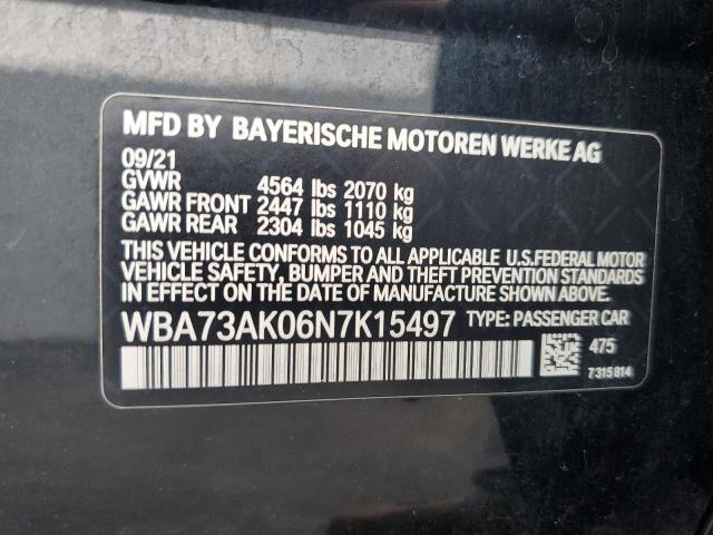 WBA73AK06N7K15497 BMW 228XI