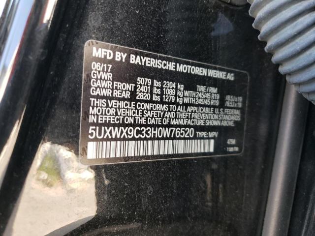 5UXWX9C33H0W76520 BMW X3 Xdrive28i
