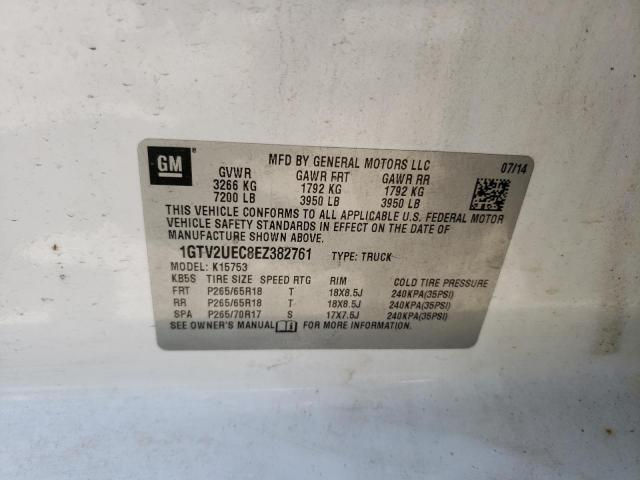 1GTV2UEC8EZ382761 GMC Sierra K1500 Sle