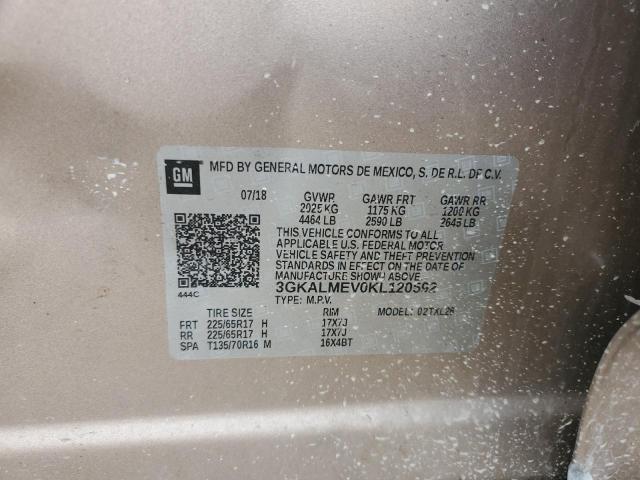 3GKALMEV0KL120592 GMC Terrain Sle