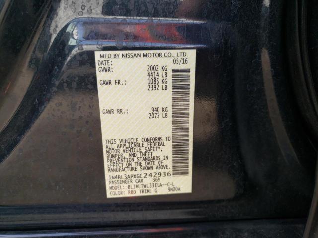 1N4BL3APXGC242936 Nissan Altima 3.5sl
