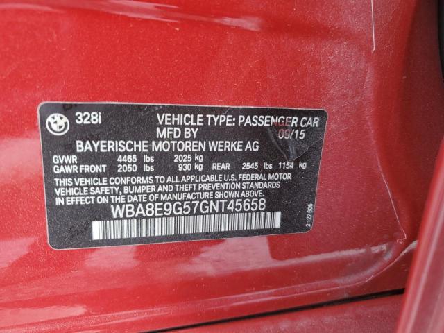 WBA8E9G57GNT45658 BMW 328 I Sulev