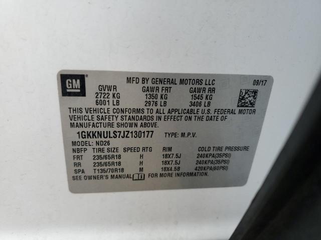 1GKKNULS7JZ130177 GMC Acadia Slt-1