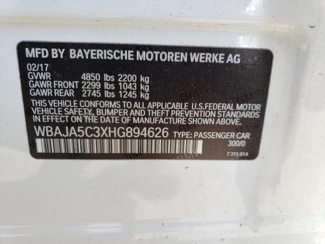 WBAJA5C3XHG894626 BMW 530 I