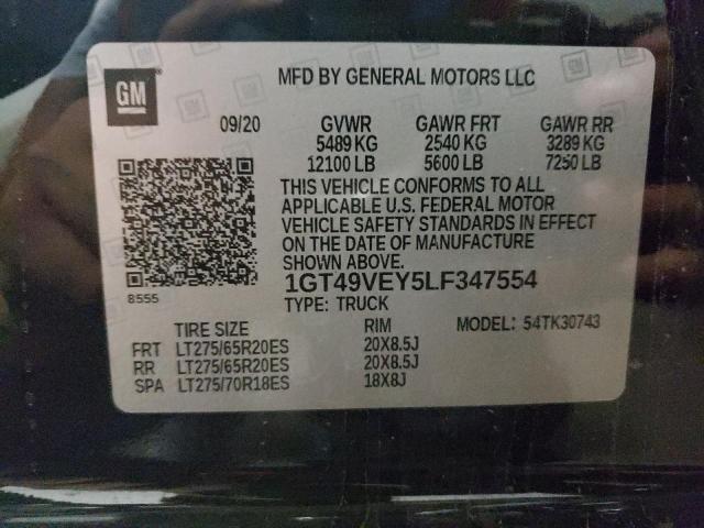 1GT49VEY5LF347554 GMC Sierra K3500 At4