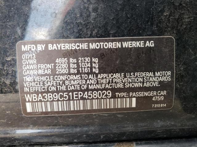 WBA3B9C51EP458029 BMW 335 XI