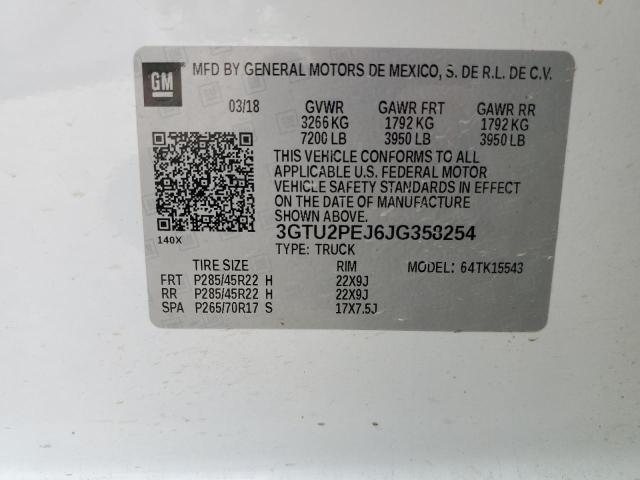 3GTU2PEJ6JG358254 GMC Sierra K1500 Denali