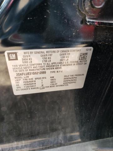 2GKFLUE31G6212889 GMC Terrain Slt