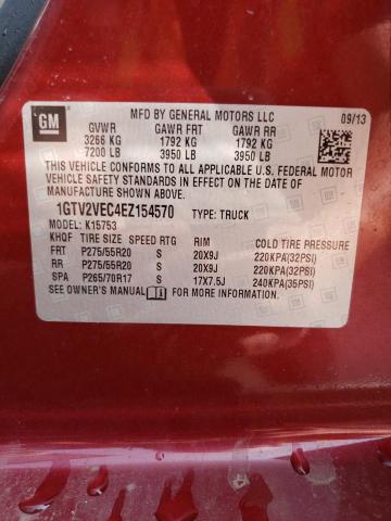 1GTV2VEC4EZ154570 GMC Sierra K1500 Slt