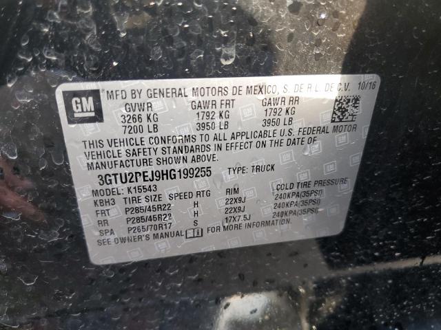 3GTU2PEJ9HG199255 GMC Sierra K1500 Denali