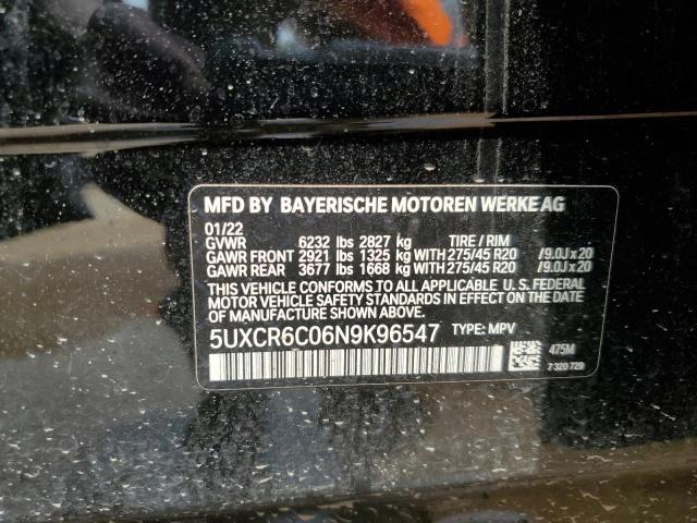 5UXCR6C06N9K96547 BMW X5 Xdrive40i