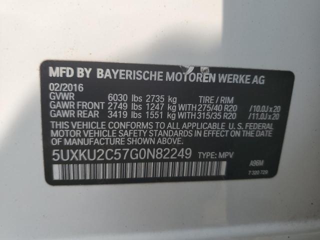 5UXKU2C57G0N82249 BMW X6 Xdrive35i