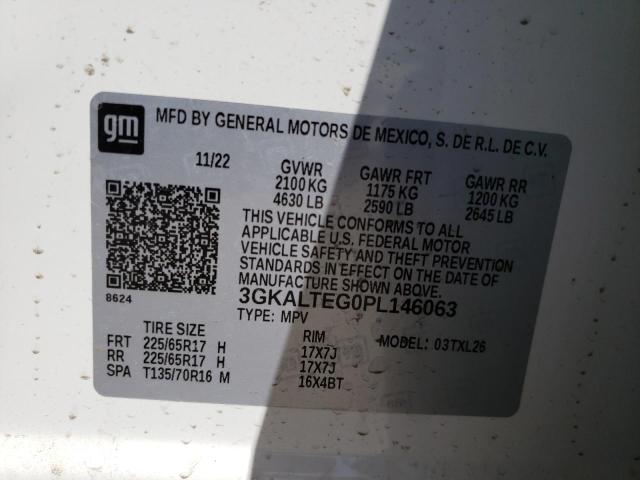 3GKALTEG0PL146063 GMC Terrain Sle