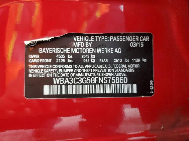WBA3C3G58FNS75860 BMW 320 I Xdrive