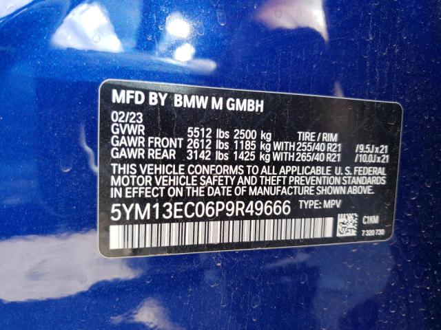 5YM13EC06P9R49666 BMW X3 M