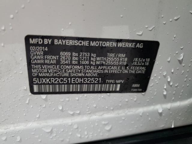 5UXKR2C51E0H32521 BMW X5 Sdrive35i