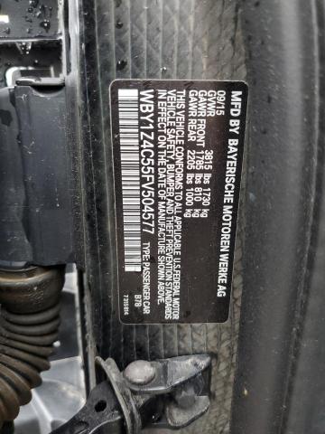 WBY1Z4C55FV504577 BMW I3 REX