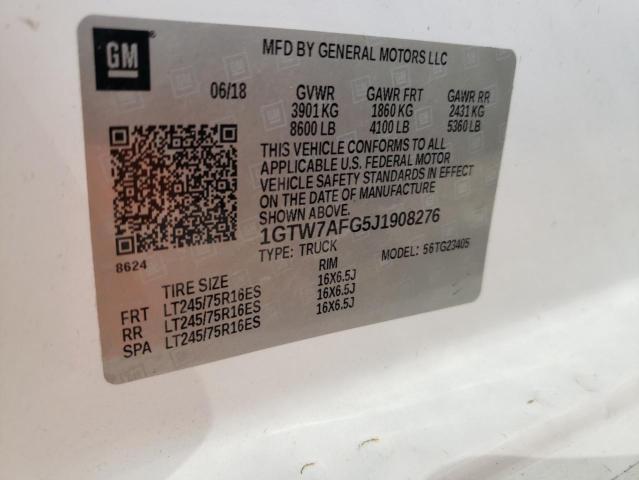1GTW7AFG5J1908276 GMC Savana G2500
