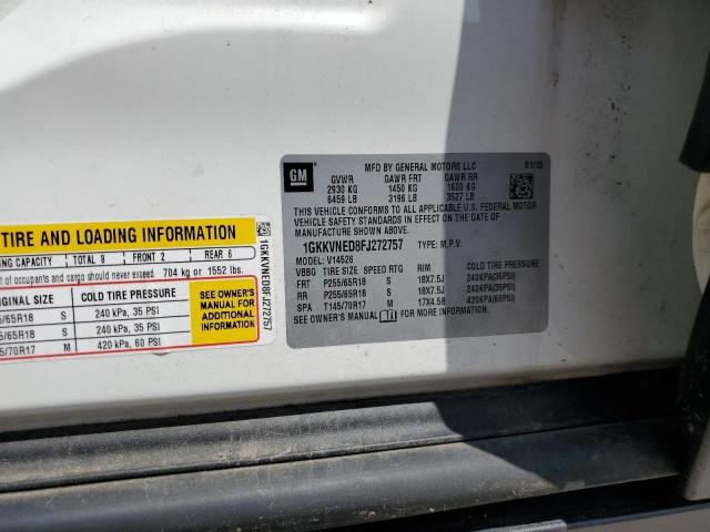 1GKKVNED8FJ272757 GMC ACADIA SLE