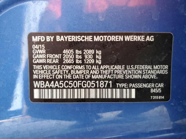 WBA4A5C50FG051871 BMW 428 I Gran Coupe