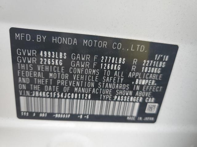 JH4KC1F54JC001126 Acura RLX TECH