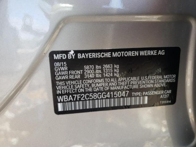 WBA7F2C58GG415047 BMW 750 Xi