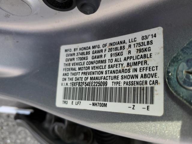 19XFB2F54EE225099 Honda Civic Lx