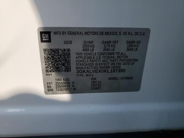 3GKALVEX0KL197390 GMC Terrain Slt