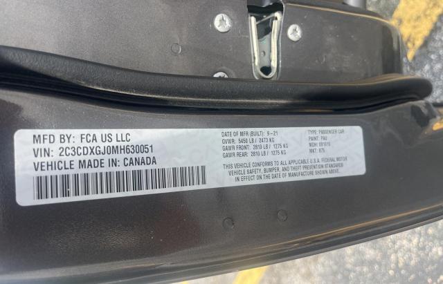 2C3CDXGJ0MH630051 Dodge Charger Scat Pack