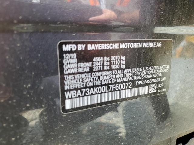 WBA73AK00L7F60072 BMW 228XI