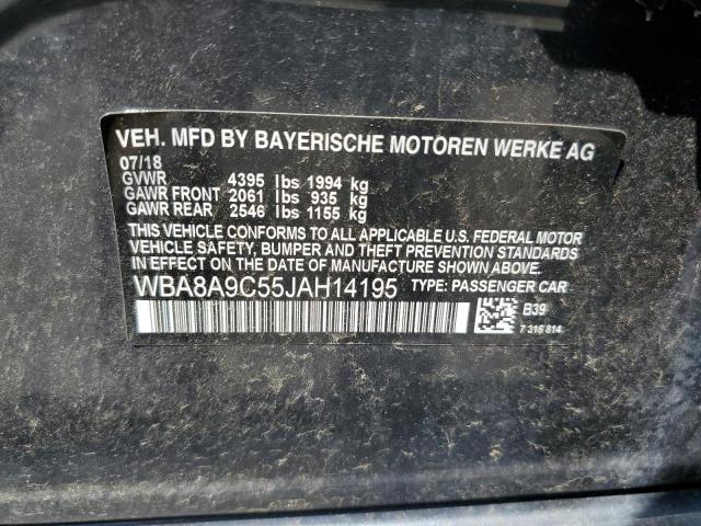 WBA8A9C55JAH14195 BMW 320 I