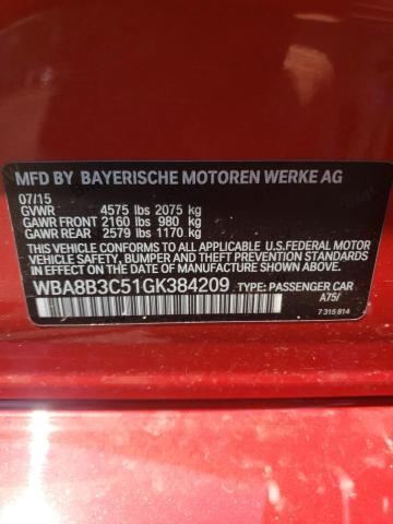 WBA8B3C51GK384209 BMW 340 I