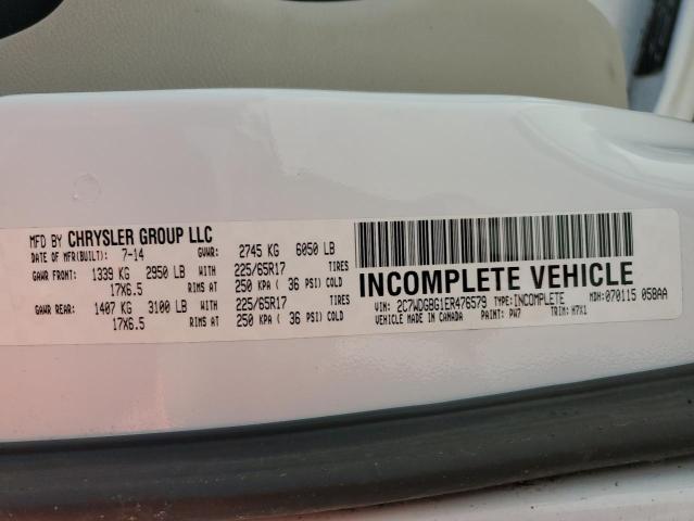 2C7WDGBG1ER476579 Dodge Grand Caravan Se