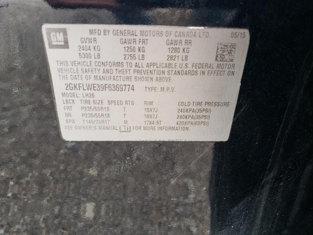 2GKFLWE39F6369774 GMC Terrain Sle