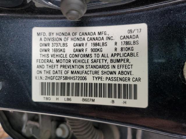 2HGFC2F58HH572006 Honda Civic Lx