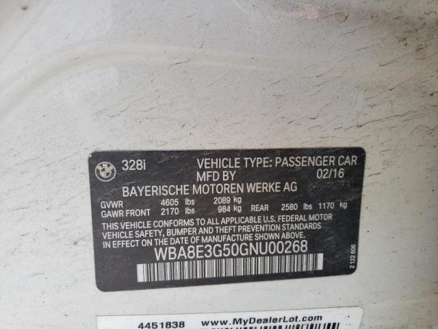WBA8E3G50GNU00268 BMW 328 Xi Sulev