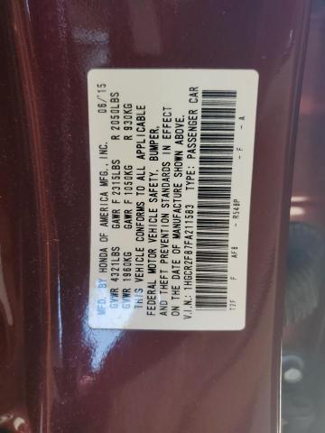 1HGCR2F87FA211583 Honda ACCORD EXL