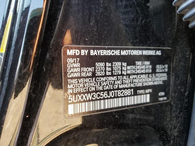 5UXXW3C56J0T82881 BMW X4 Xdrive28i