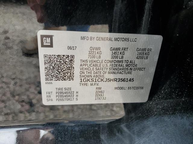 1GKS1CKJ5HR356145 GMC YUKON DENALI
