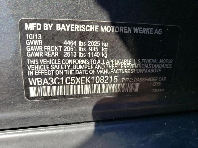 WBA3C1C5XEK108216 BMW 328 I Sulev