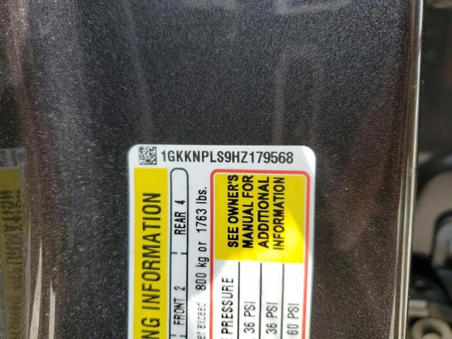 1GKKNPLS9HZ179568 GMC Acadia Denali