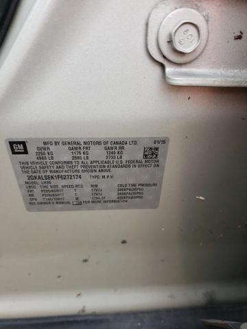 2GKALSEK1F6272174 GMC Terrain Slt