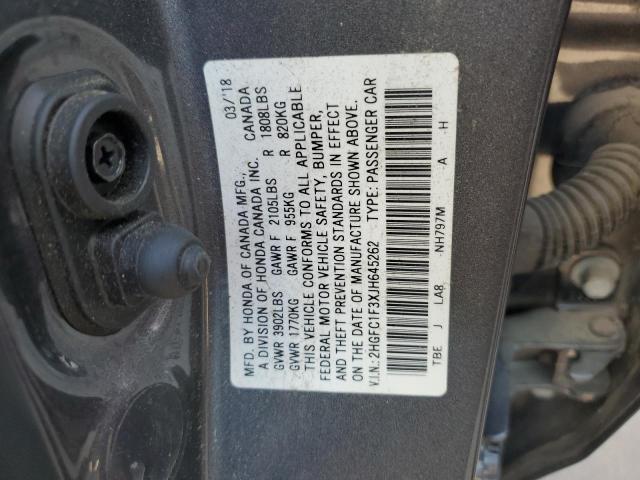 2HGFC1F3XJH645262 Honda CIVIC EX