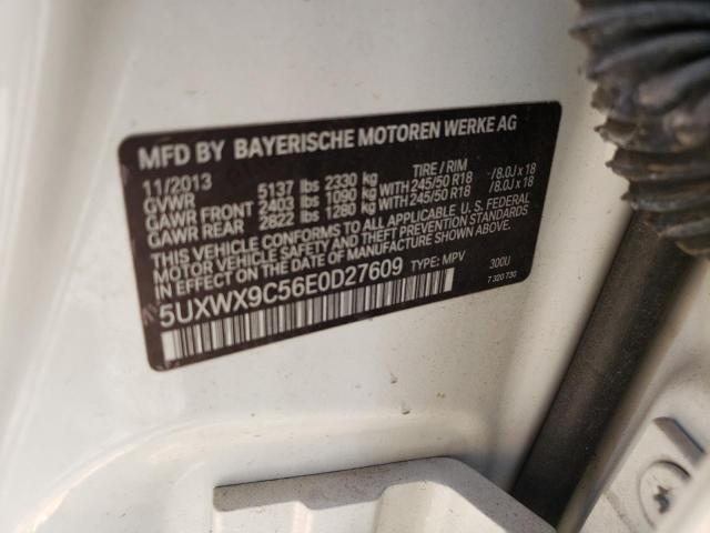 5UXWX9C56E0D27609 BMW X3 Xdrive28i
