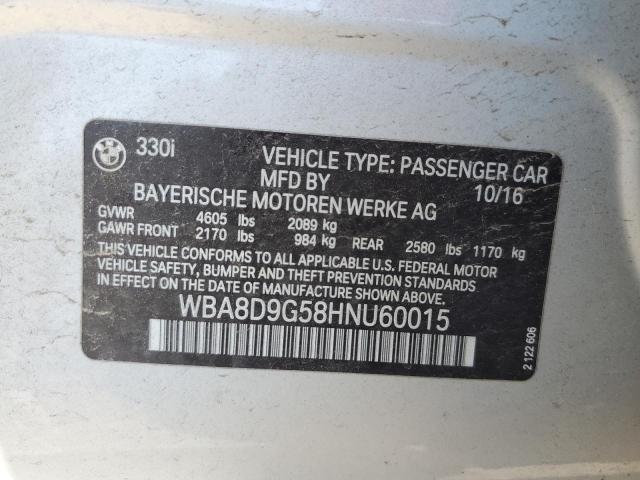 WBA8D9G58HNU60015 BMW 330 XI
