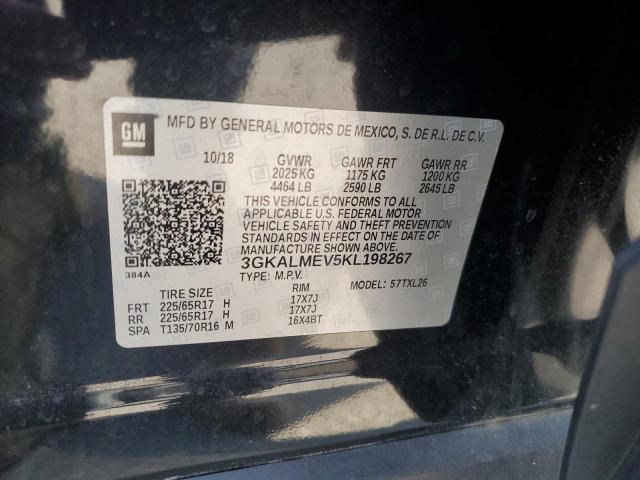 3GKALMEV5KL198267 GMC Terrain Sle