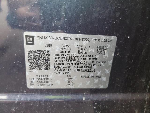 3GKALPEV0KL281154 GMC Terrain Slt